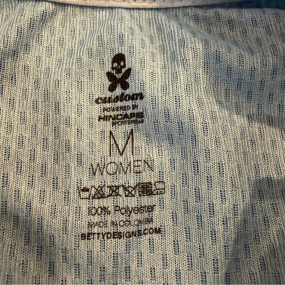 Betty Designs Cycling Jersey Skull Women's Size Medium Kona Hawaii Pockets NWOT - Picture 3 of 10